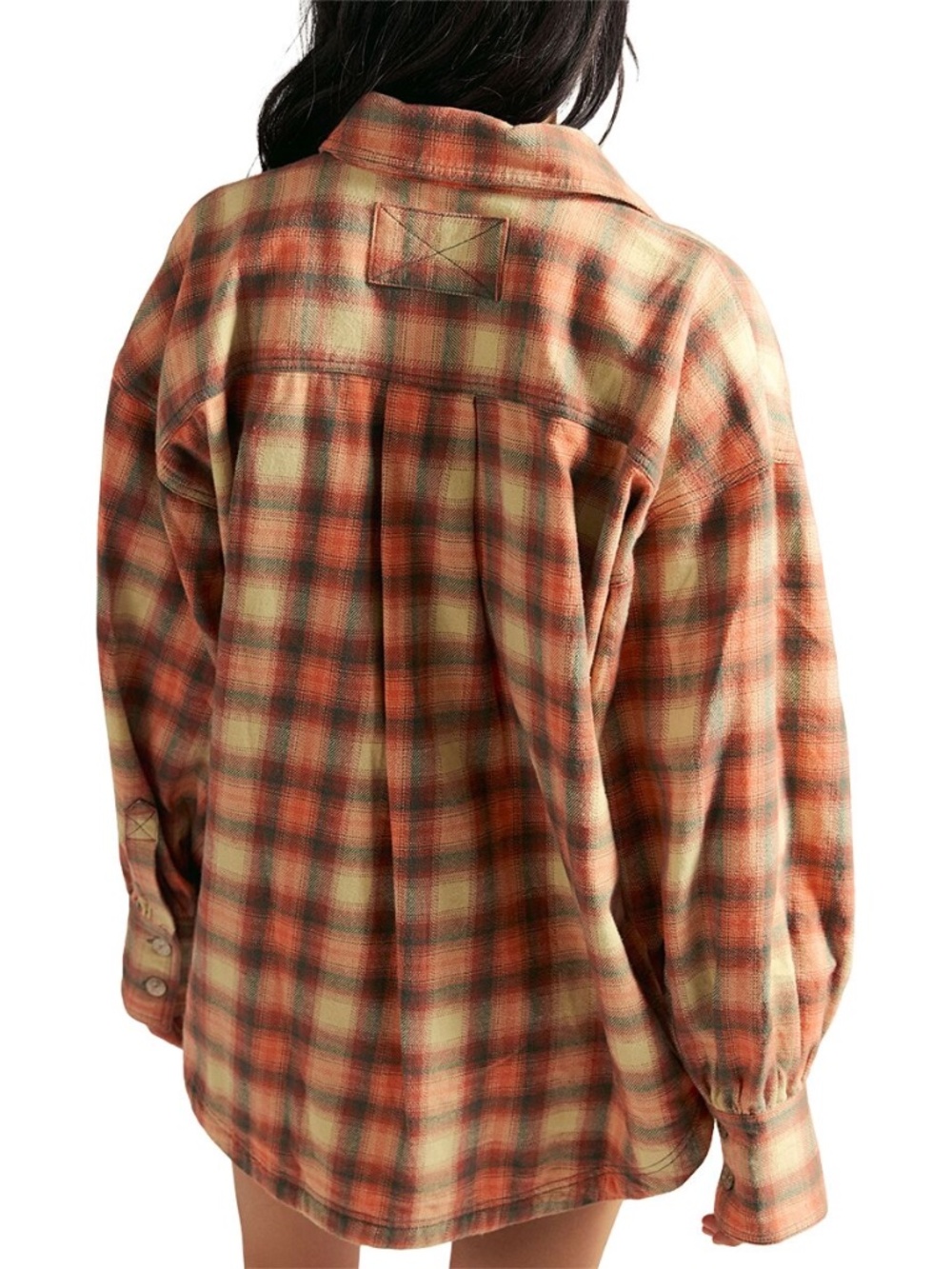 Free People We The Free Ashley Plaid Shirt - Picture 2 of 4